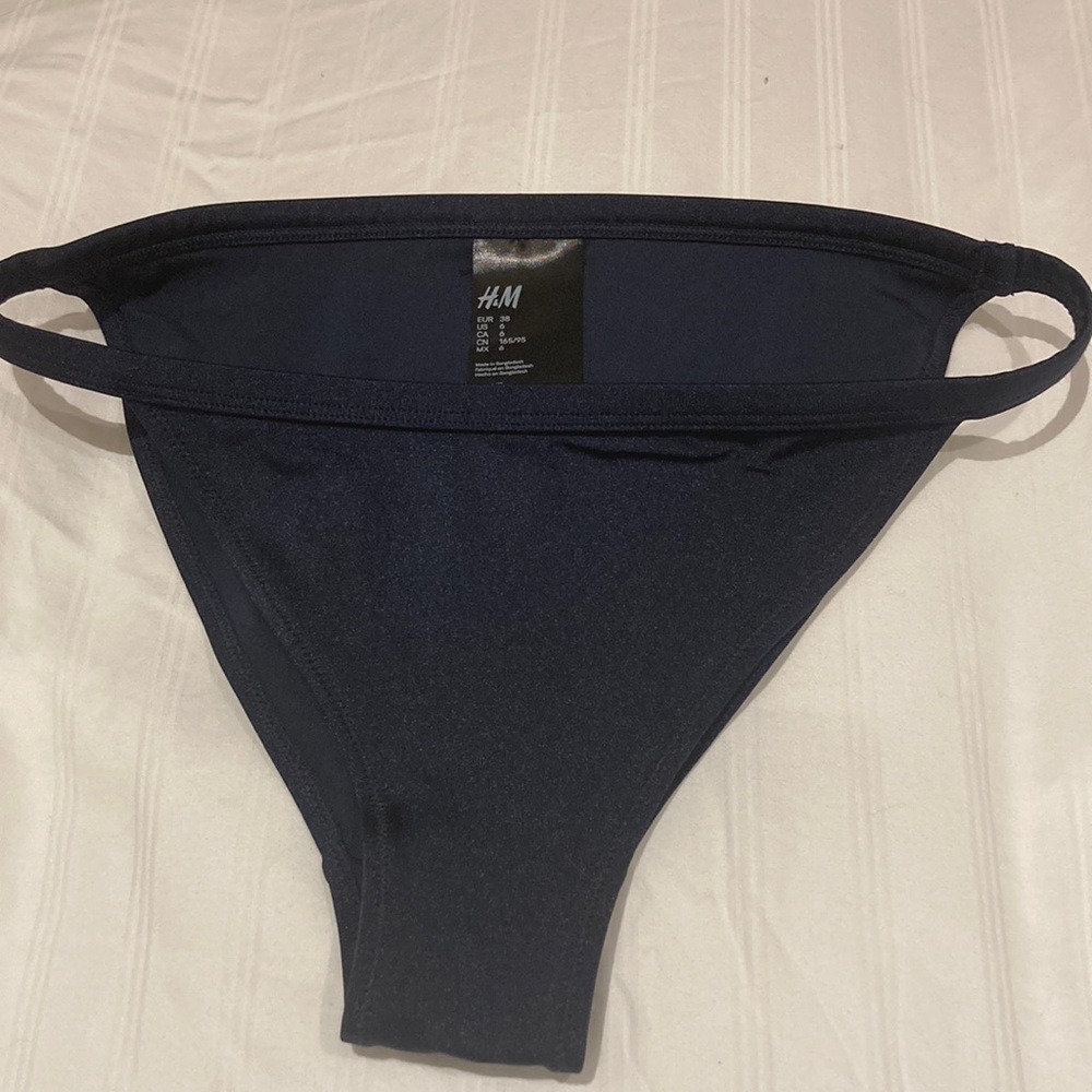 H &M bikini bottoms (navy)
